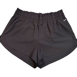 DSG Women's Athletic Shorts Black Elastic Waist L Running Workout Gym